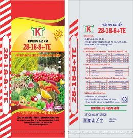 Phân bón hỗn hợp NPK 28 - 18 - 8 TKT